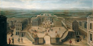 ダルム広場からのベルサイユの眺め 作： French School